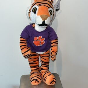 New Clemson tigers 12” stuffed Soft Mascot Tiger Football baseball paw